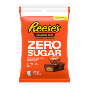 REESE'S Zero Sugar Miniatures Milk Chocolate Peanut Butter Cups